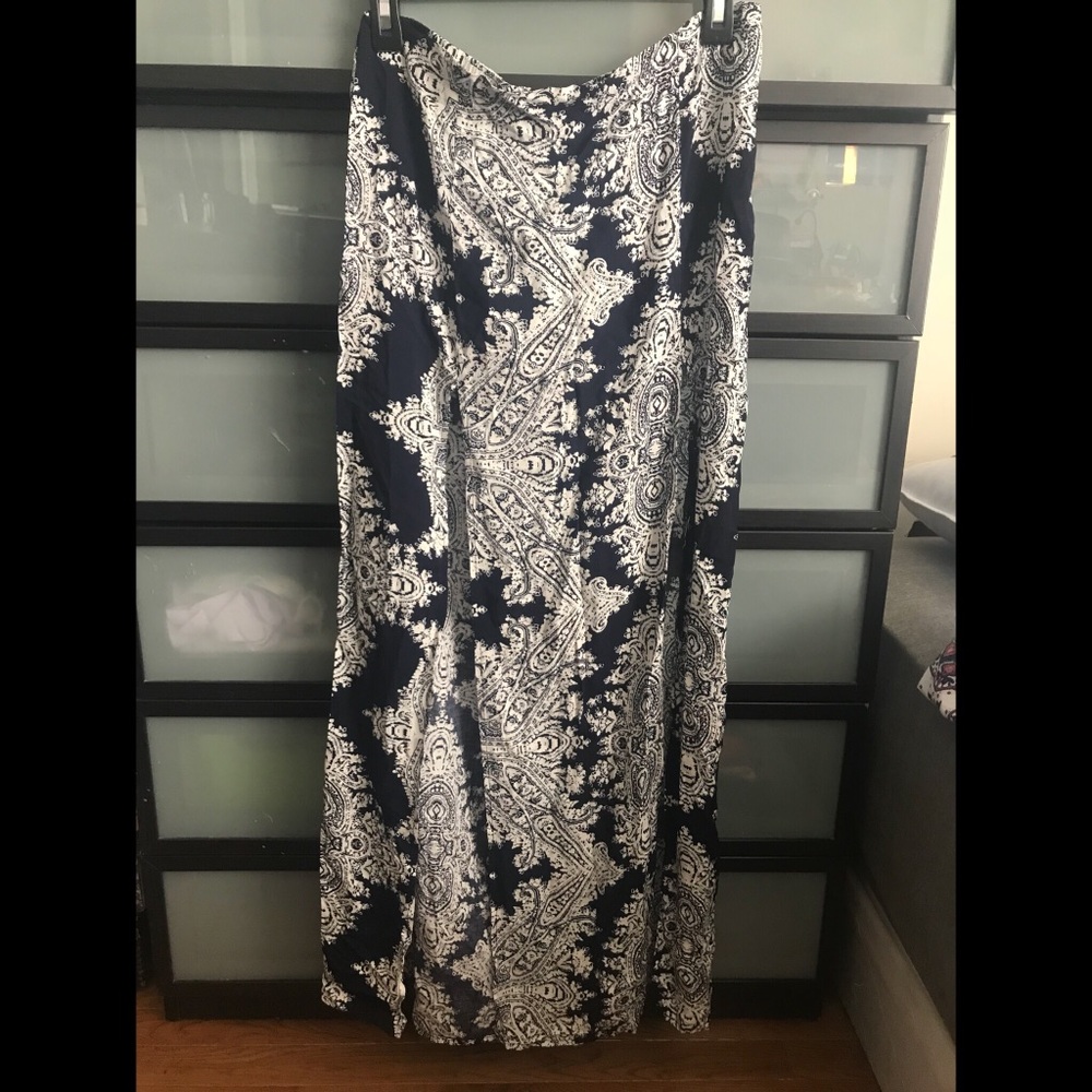 Long boho skirt